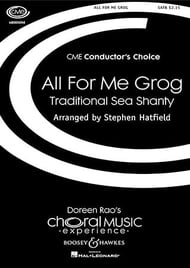 All for Me Grog SATB choral sheet music cover Thumbnail
